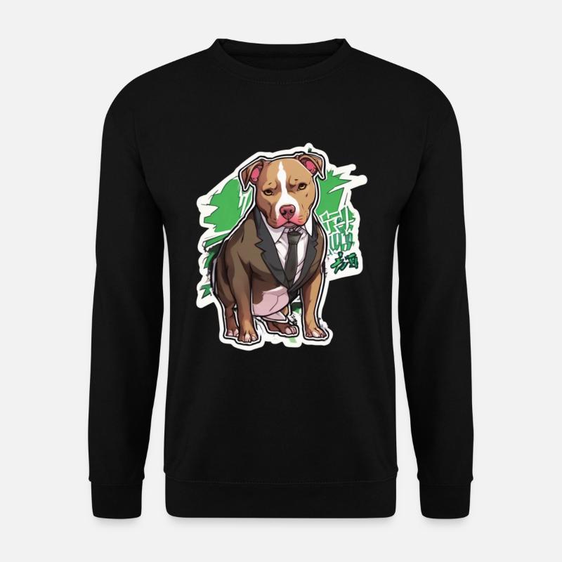 Pitbull Pitbull koira Pitbull vaatteet pitbullit - Unisex svetaripaita - musta