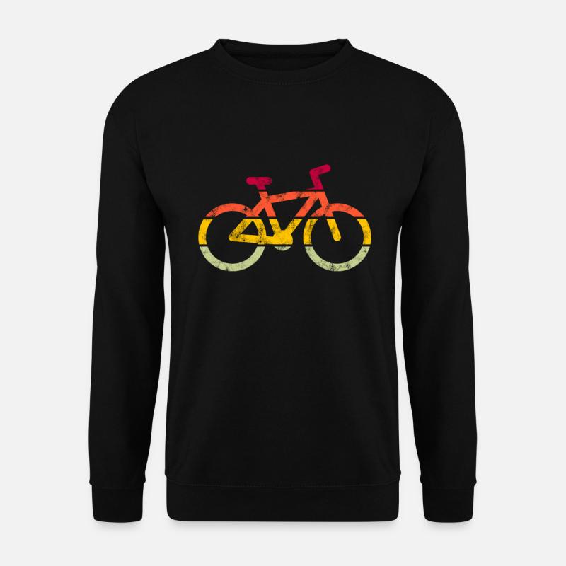 Fahrrad Retro - Unisex Pullover - Schwarz