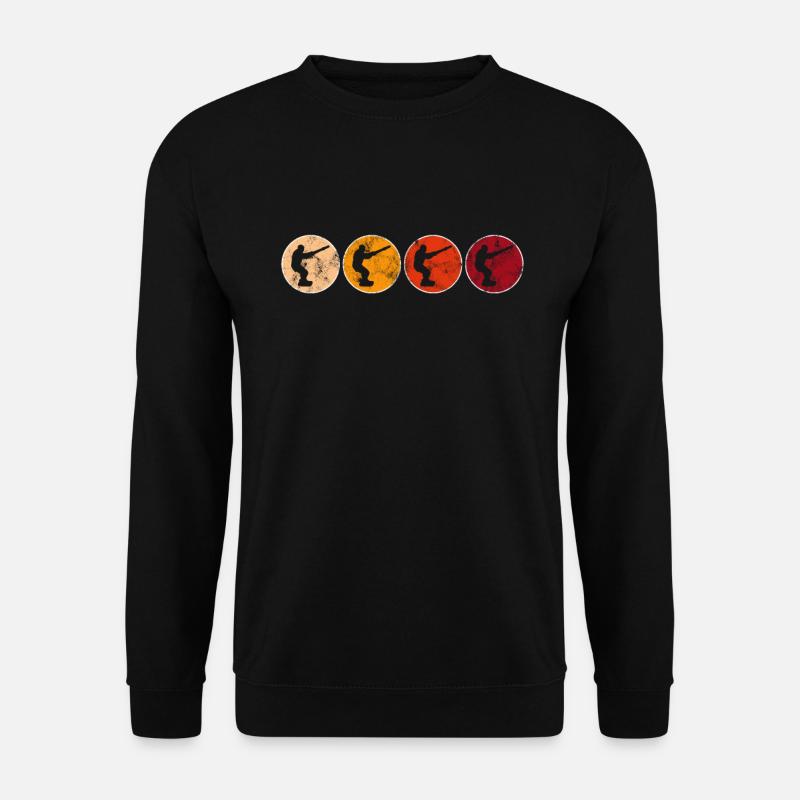 Kite Surfing Retro - Unisex Sweatshirt - black