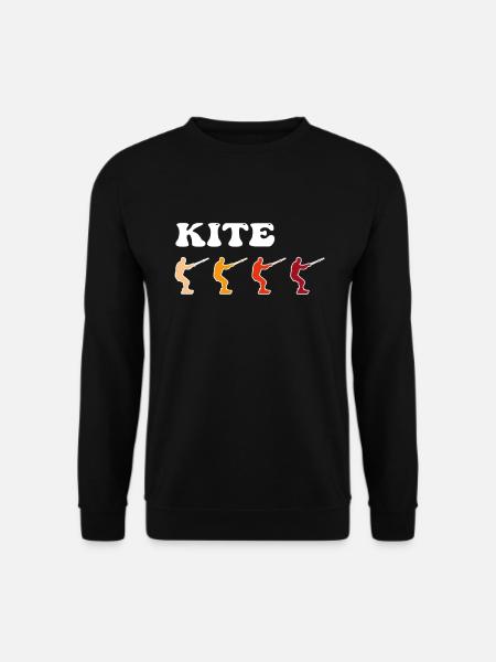 Kite Surfing Retro - Unisex Sweatshirt - black