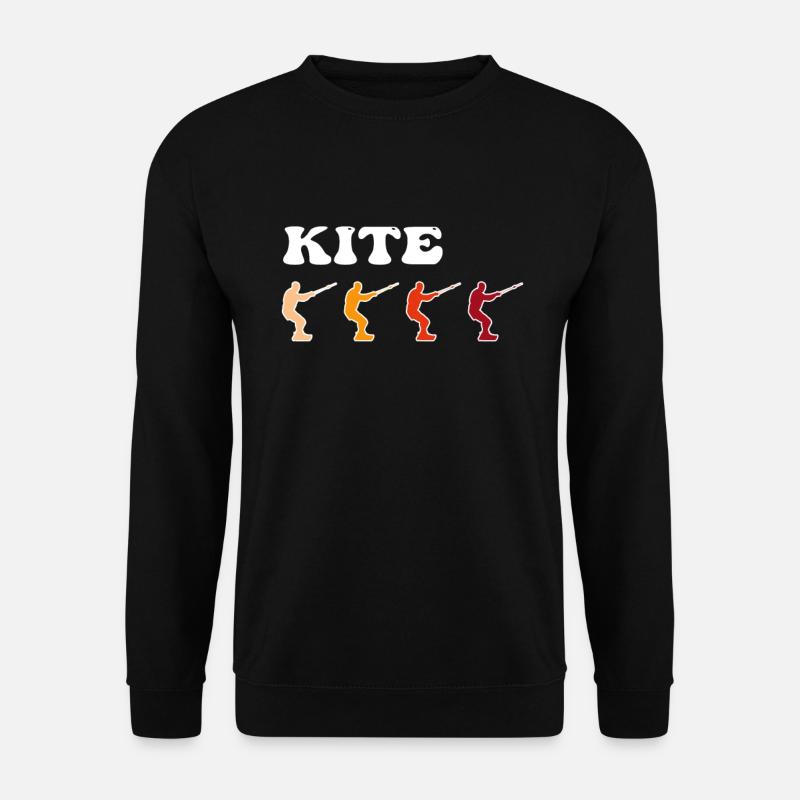 Kite Surfing Retro - Unisex Sweatshirt - black