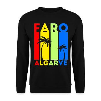 Faro Algarve Portugal Idée de vacances - Sweat-shirt Unisexe - noir - Devant - Alina (178cm) & Michal (187cm)
