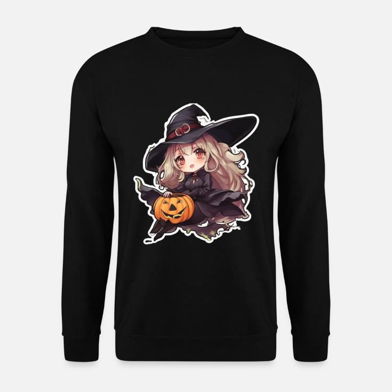 Sorcière d’Halloween - Sweat-shirt Unisexe - noir