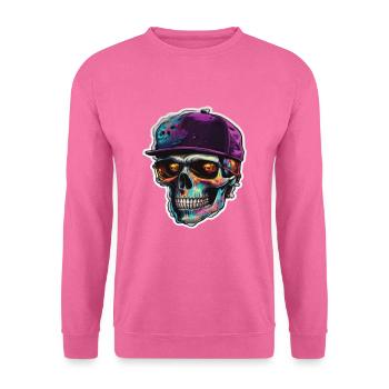 Skull Sonnenbrille Skulls Totenkopf Totenköpfe - Unisex Pullover - Pink - Vorne