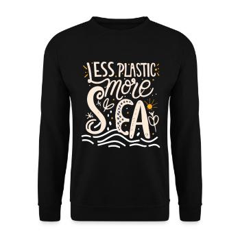Environment - Unisex Sweatshirt - black - Front - Alina (178cm) & Michal (187cm)