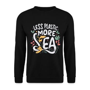 Environment - Unisex Sweatshirt - black - Front - Alina (178cm) & Michal (187cm)
