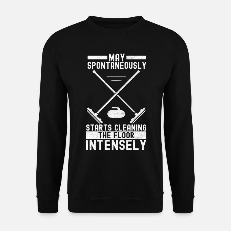 Curling Curlingspieler - Unisex Pullover - Schwarz