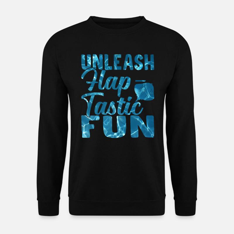 Mantarochen Klappe - Tastischer Spaß Mantarochen - Unisex Pullover - Schwarz