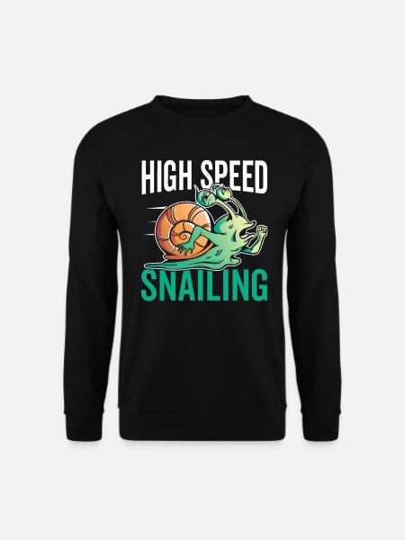 Snail lovers Snail owners - Unisex Sweatshirt - black