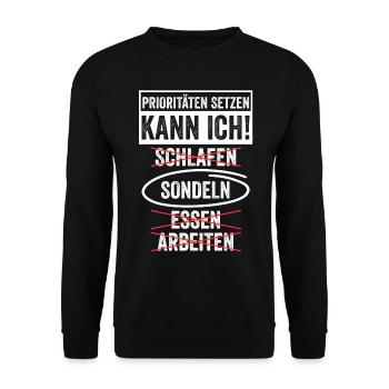 Sondler Sondeln Sondel Sondengänger - Unisex Pullover - Schwarz - Vorne - Alina (178cm) & Michal (187cm)
