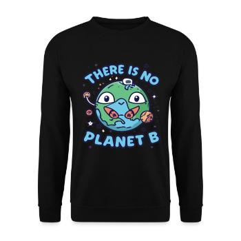 Environment Earth Planet Earth Environmental Protection - Unisex Sweatshirt - black - Front - Alina (178cm) & Michal (187cm)