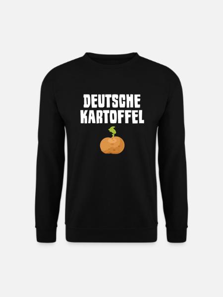 Deutsche Kartoffel - Unisex Pullover - Schwarz