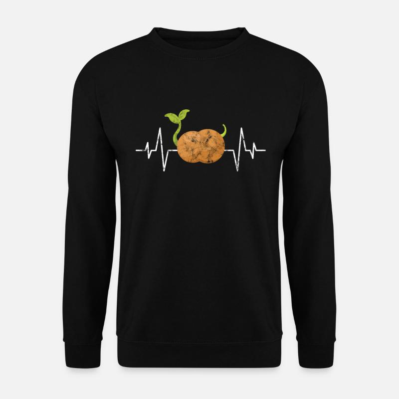 Kartoffel Herzschlag - Unisex Pullover - Schwarz