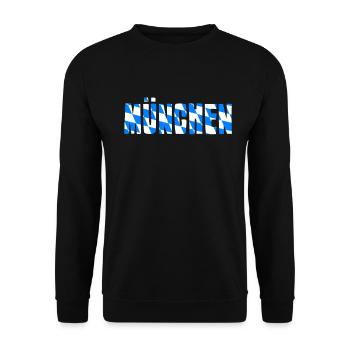 München - Unisex Pullover - Schwarz - Vorne - Alina (178cm) & Michal (187cm)