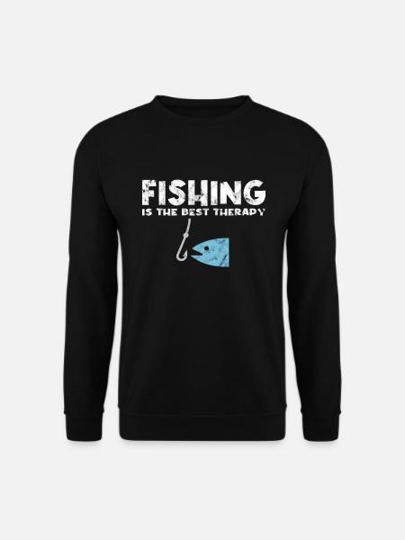 Dicton de pêche - Sweat-shirt Unisexe - noir