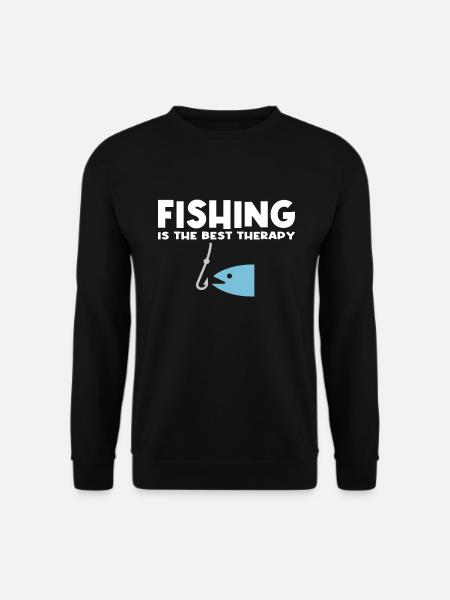 Fishing Saying - Unisex Sweatshirt - black