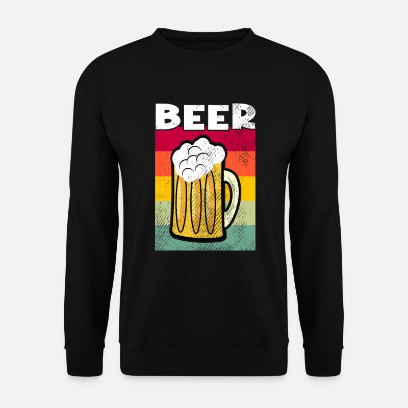 Beer Retro - Unisex Sweatshirt - black