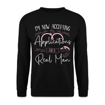 Happy Divorce Party I'm Now - Unisex Pullover - Schwarz - Vorne - Alina (178cm) & Michal (187cm)