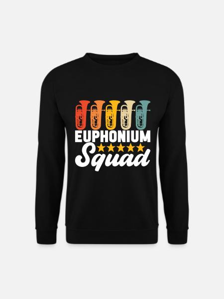 Euphonium Bariton Tenorhorn - Unisex Pullover - Schwarz