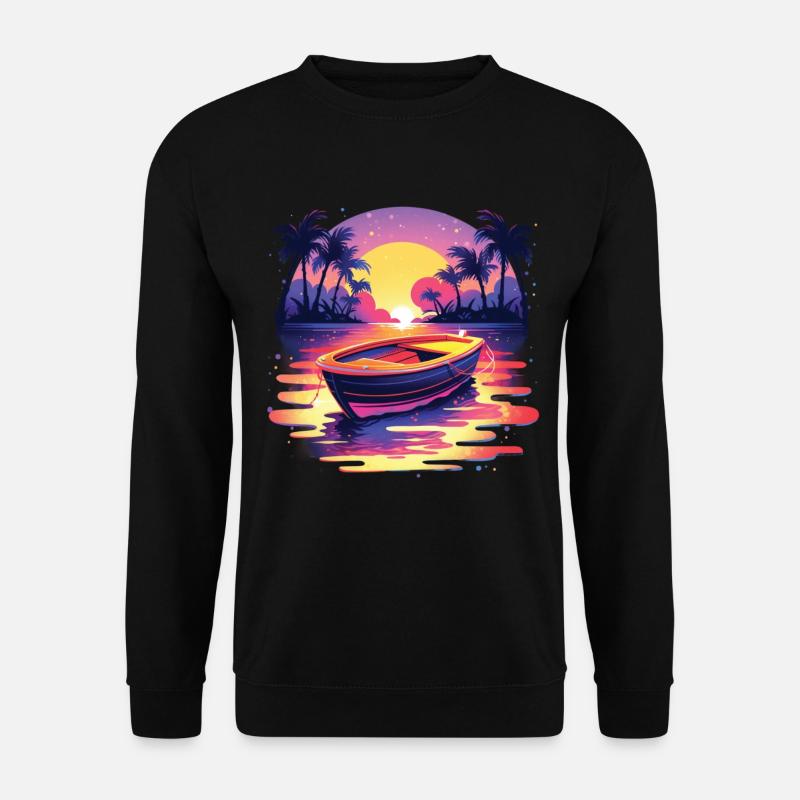 Boat - Unisex Sweatshirt - black