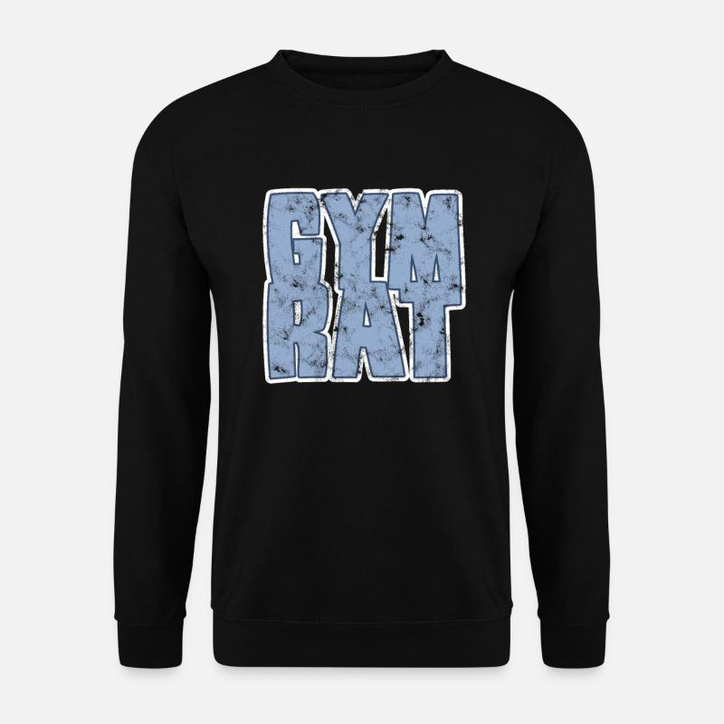 gym rat - Unisex Pullover - Schwarz