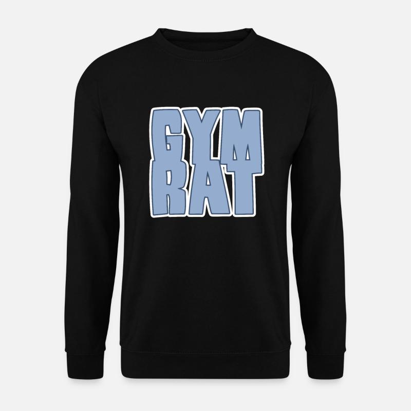 gym rat - Unisex Pullover - Schwarz