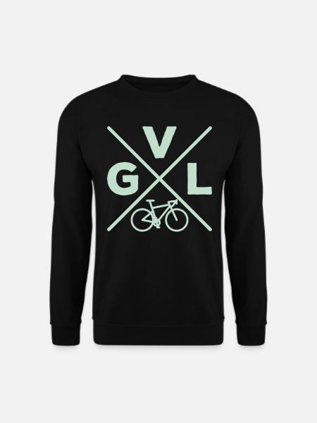 GVL Gravel Bike Fahrrad Radfahrer Radfahrerin - Unisex Pullover - Schwarz