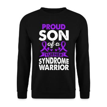 Son of - Unisex Sweatshirt - black - Front - Alina (178cm) & Michal (187cm)