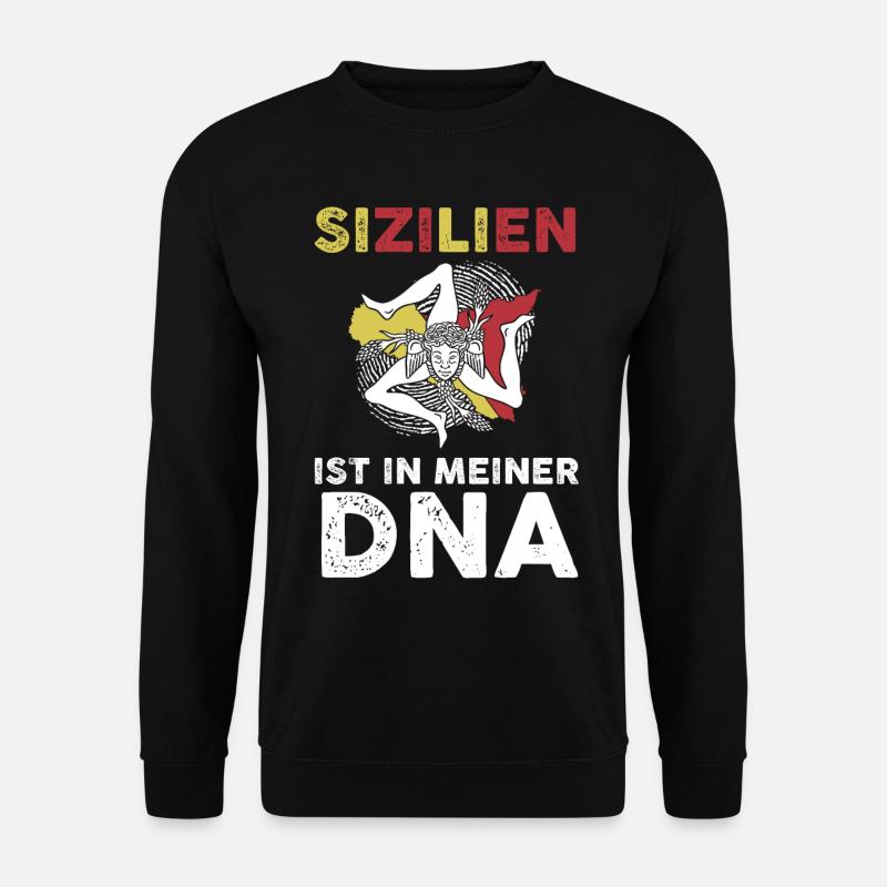 Sizilianer Sizilianisch Sizilien - Unisex Pullover - Schwarz