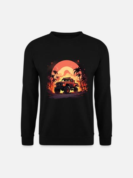 Monstertruck - Unisex Pullover - Schwarz