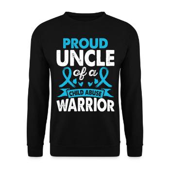 Oncle du - Sweat-shirt Unisexe - noir - Devant - Alina (178cm) & Michal (187cm)