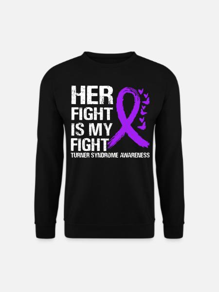 Fight against Turner syndrome - Unisex Sweatshirt - black