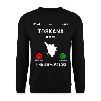 Toskana Italien Toscana Urlaub Venedig - Unisex Pullover - Schwarz - Vorne - Alina (178cm) & Michal (187cm)