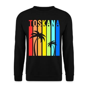Tuscany Italy Tuscany Holidays Venice - Unisex Sweatshirt - black - Front - Alina (178cm) & Michal (187cm)