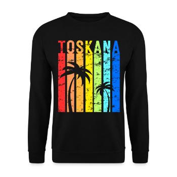 Tuscany Italy Tuscany Holidays Venice - Unisex Sweatshirt - black - Front - Alina (178cm) & Michal (187cm)