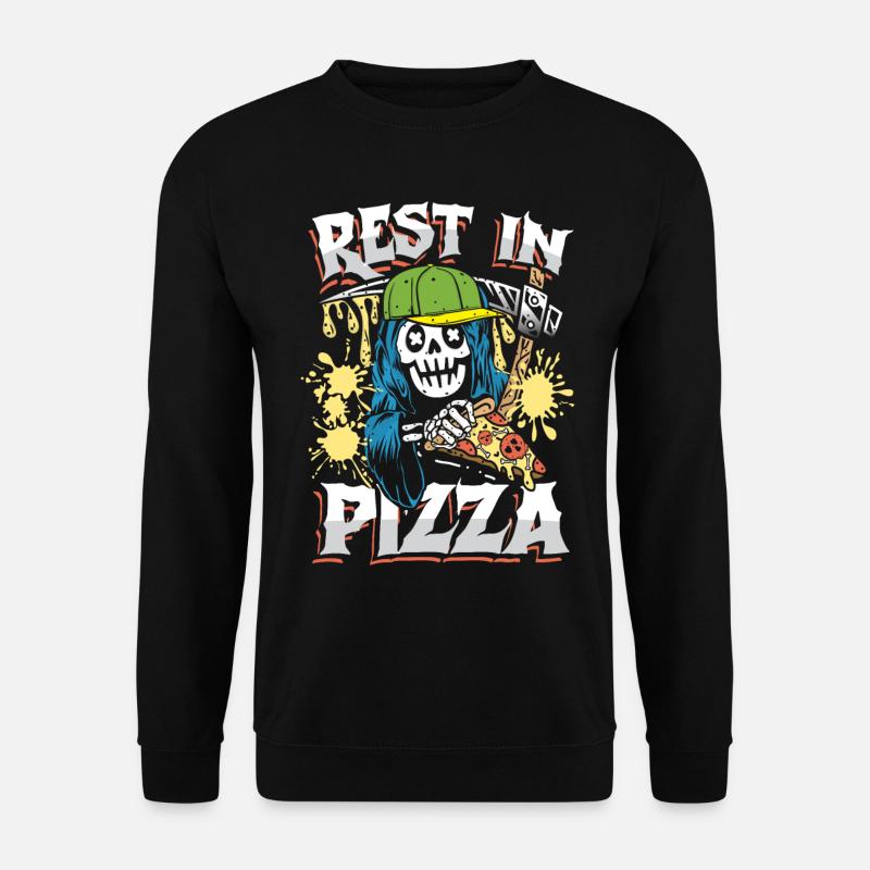 Rest in pizza - Unisex Sweatshirt - black