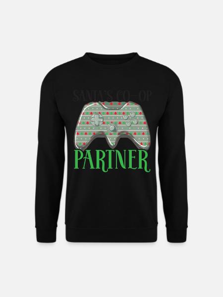 Santa's Co-op Partner Controller - Unisex Sweatshirt - black