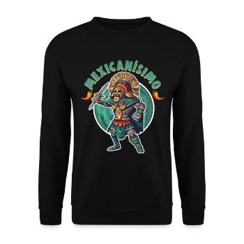 Mexico beach holiday by the sea design beach motif - Unisex Sweatshirt - black - Front - Alina (178cm) & Michal (187cm)