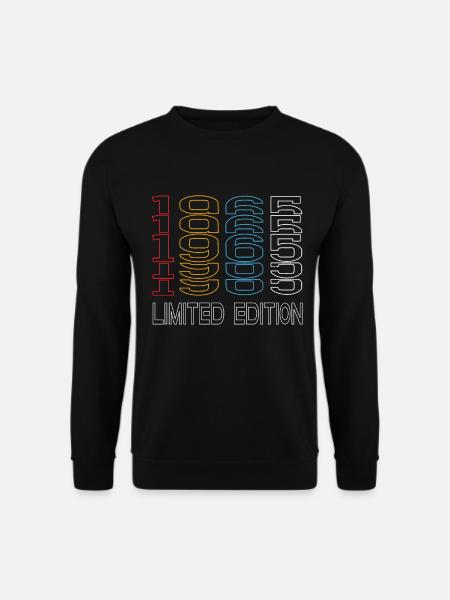 Limited Edition 1965 Geburtstag 1965 Vintage Retro - Unisex Pullover - Schwarz