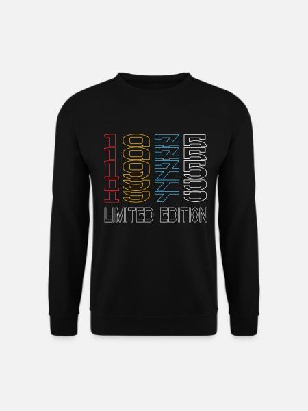 Limited Edition 1975 Birthday 1975 Vintage Retro - Unisex Sweatshirt - black