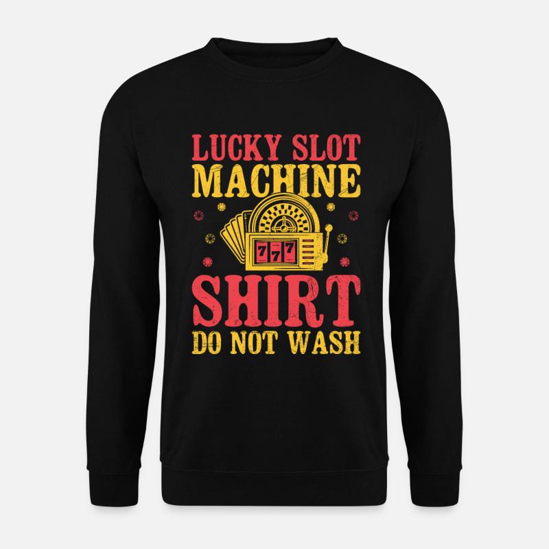 Slot machine roulette betting, - Unisex Sweatshirt - black