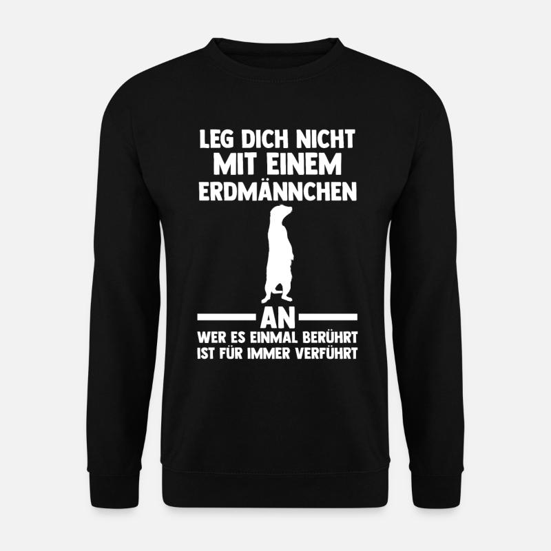 Erdmännchen - Unisex Pullover - Schwarz