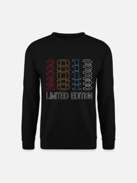 Limited Edition 2013 Geburtstag 2013 Vintage Retro - Unisex Pullover - Schwarz