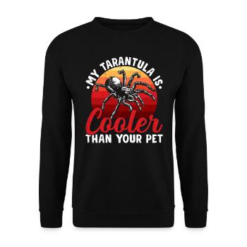 Ma tarentule est plus fraîche que la vôtre - Sweat-shirt Unisexe - noir - Devant - Alina (178cm) & Michal (187cm)
