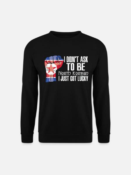 North Korean Pride North Korea Flag Grown North - Unisex Sweatshirt - black