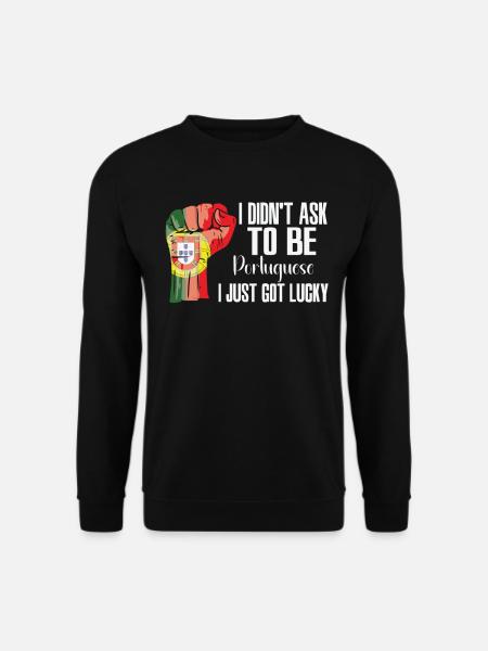 Fierté portugaise Drapeau portugais - Sweat-shirt Unisexe - noir