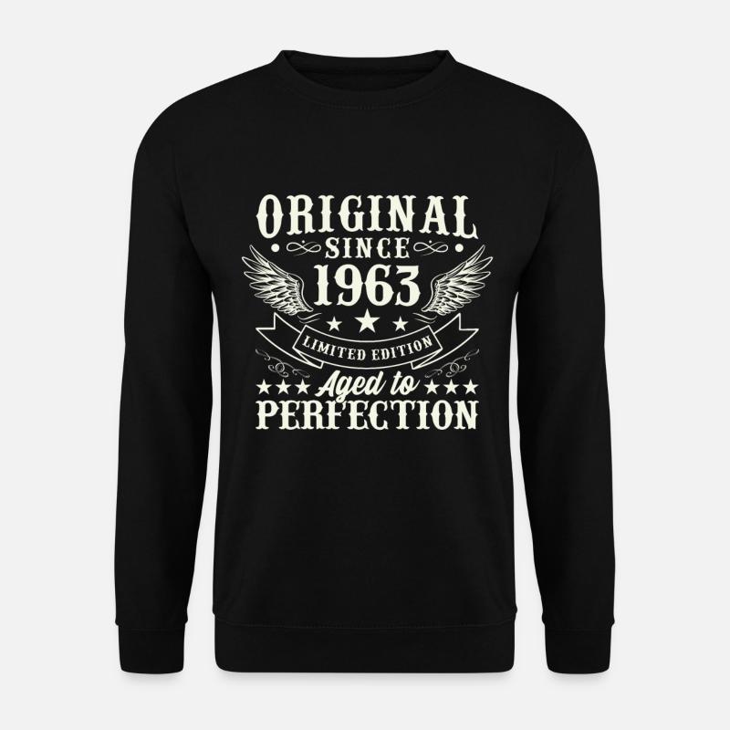 Vintage 1963 födelsedagspresent - Unisextröja - svart