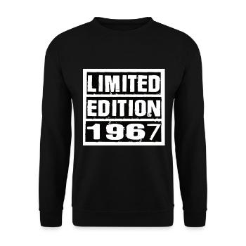 Edition Limitée 1967 Anniversaire 1967 Vintage Rétro - Sweat-shirt Unisexe - noir - Devant - Alina (178cm) & Michal (187cm)