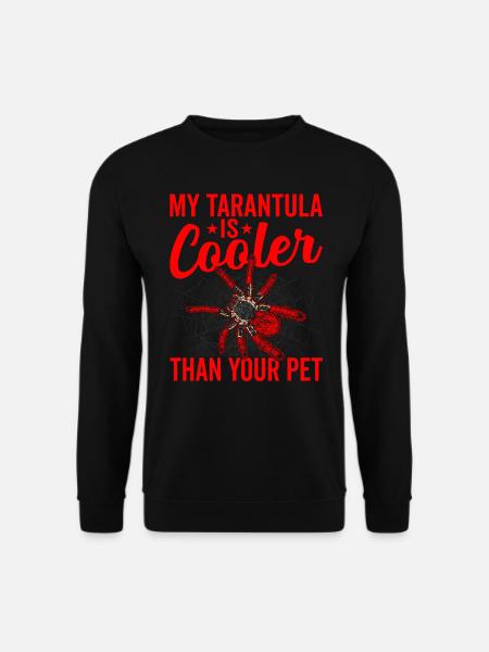 Meine Vogelspinne Ist Cooler Als Das Spinnentier - Unisex Pullover - Schwarz