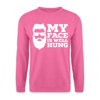 Beard Lover Bearded Man My Face Is - Unisex Sweatshirt - pink - Front